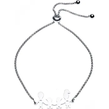 Náramek Šperky4U Ocelový náramek family - ON1001-01