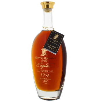 Brandy Cognac Albert de Montaubert 1956 40% 0,7l (Dřevěný obal)