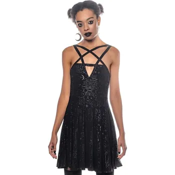 Dámské šaty šaty dámské KILLSTAR - Covenant Skater - XXL