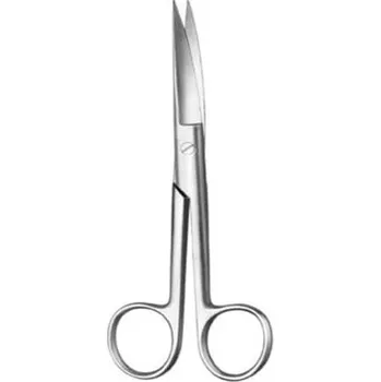 Nůžky chirurgické hrotnaté zahnuté 16 cm/M 11124