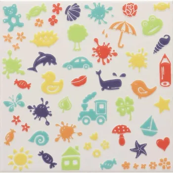 Obklad Dekor Fineza Happy mix 20x20 cm lesk DHAP20SEA