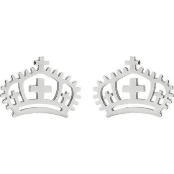 Souprava šperků Náušnice korunky chirurgická ocel VL 259