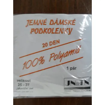 Dámské punčochy PODKOLENKY 2.2 20den, JN-TN 999-černé uni (podkolenky se zdravotním lemem)