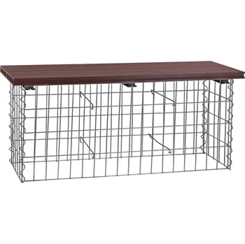 Zahradní nábytek Dema Wuppertal gabionová lavička