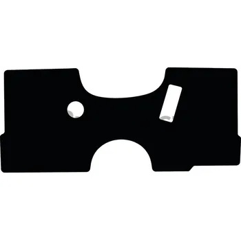 Koberec GRANIT koberec do traktoru JCB TM 320 S Agri (od 2014), rohožka do traktoru velur černá, rohož do traktoru