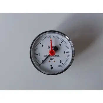 V&G Valogin Manometr zadní vývod Průměr: 63 mm, rozsah tlaku: 0 - 6 bar