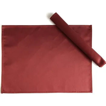 prostírání HEDVA ČESKÝ BROKÁT Ubrus Odaska prostírání 30x40 set 2 ks hladká vínová