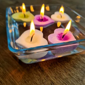 Svíčka Supeko plovoucí svíčky srdce 1 ks