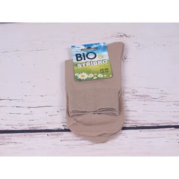 Pánské ponožky Ponožky Props bio antibakteriální se stříbrem BÉŽOVÁ velikosti ponožek: 29-30 ( EUR vel. 43-45)