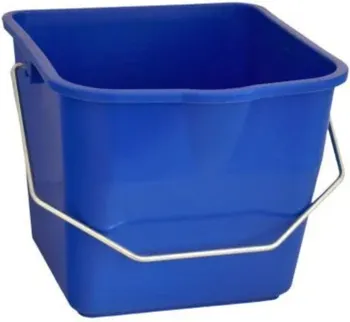 kbelík Klaro Kbelík k úklidovému vozíku s mřížkou 17 l modrý