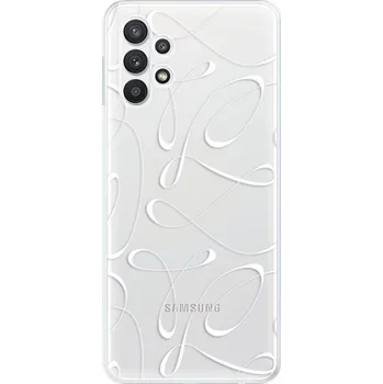 Pouzdro na mobilní telefon Odolné silikonové pouzdro iSaprio - Fancy - white - Samsung Galaxy A32