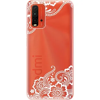 Pouzdro na mobilní telefon Odolné silikonové pouzdro iSaprio - White Lace 02 - Xiaomi Redmi 9T