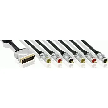 Audio kabel AV kabel PROFIGOLD PGV762 SCART -> 6x CINCH, 1,5m