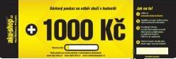 Dárkový kupón na zboží v ceně 1000Kč
