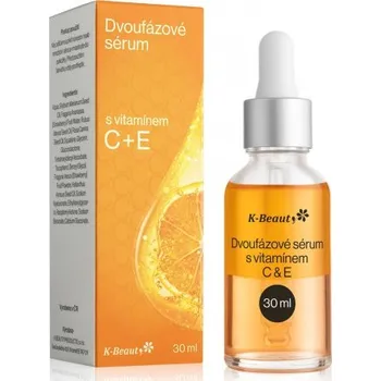 Pleťové sérum K-BEAUTY Dvoufázové sérum s vitamínem C + E 30 ml