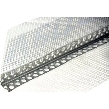 Stavební profil Lišta rohová ALU s perlinkou 10/10 - 2 m