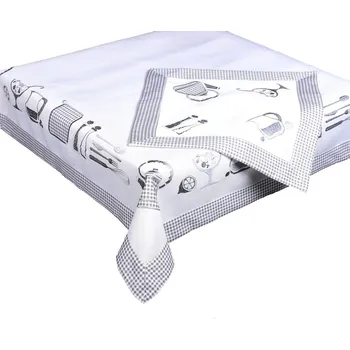 Ubrus celoroční Kuchyně šedá cena od - 120 x 160cm