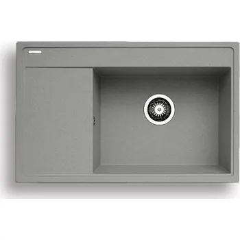 Nerezový dřez Casarredo Pyragranitový dřez CAMEA 1B 1D RH (79x50) grey