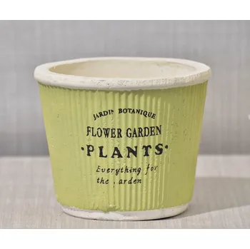 Květináč Keramický květináč Plants green 16,5x13,5cm (115929 041 066000030 květináč zelený)