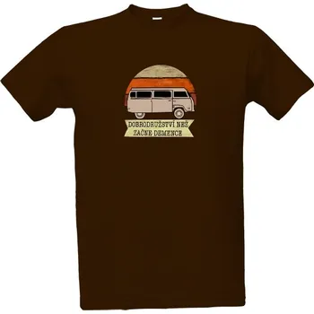 Tričko s potiskem Cestujeme po Evropě pánské