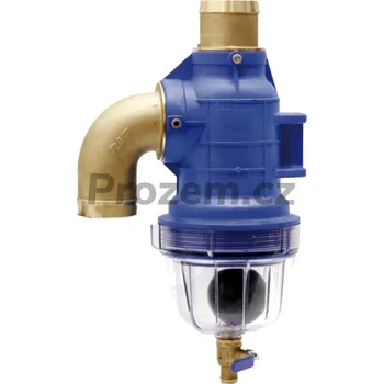 Sifon RIV 337 Sifon s přímým přípojem o průměru 60 mm, sifonový plovákový oddělovač pro fekální vozy, s vypouštěcím kohoutem