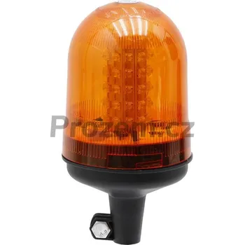 Maják LED Oranžový výstražný maják pro nástrčnou trubku, 12V nebo 24V