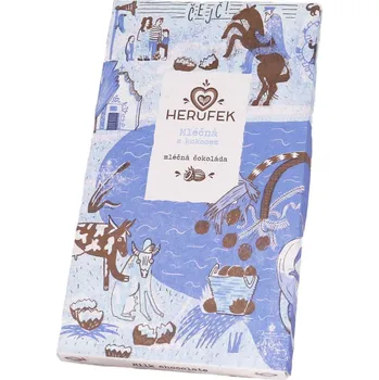 Čokoláda BIO mléčná čokoláda s kokosem 52 % - Maya Mountain Cacao, 50 g