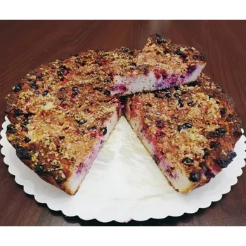 Trvanlivě pečivo Polovina LC mandlového koláče s malinami, min. 340 g