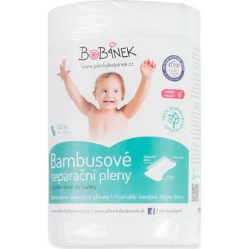 jednorázová plena Bobánek Bambusové separační pleny 100 ks