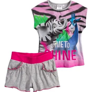 Dívčí souprava ZAFARI ZUMBA šedá Velikost: 98