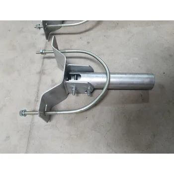 Anténní držák Výložník na stožár, nastavitelný úhel, 300mm + spoj. materiál, průměr 60mm, zinkované [SLBN-300,60]