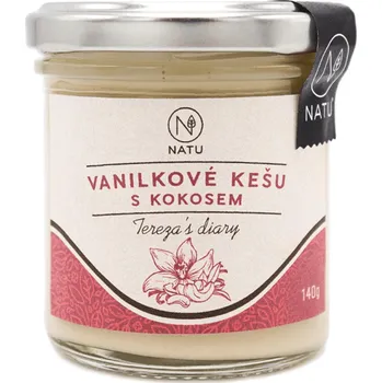 Rostlinná pomazánka Natu Vanilkové kešu s kokosem 140 g