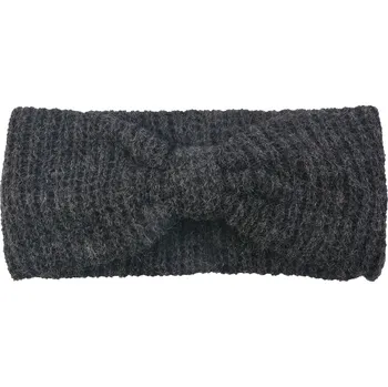 Čelenka Antracitová pletená čelenka do vlasů - 10*23 cm