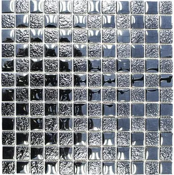 Obklad Skleněná mozaika XCM 8LU89 ČERNÁ 29,8x29,8 cm