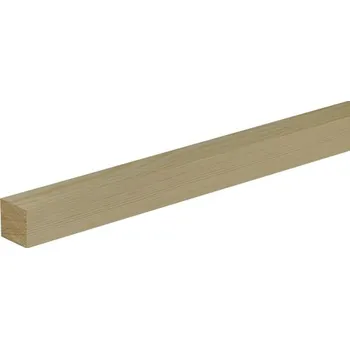 Stavební profil Lišta Konsta čtyřhranná 20 x 20 x 2000 mm, borovice