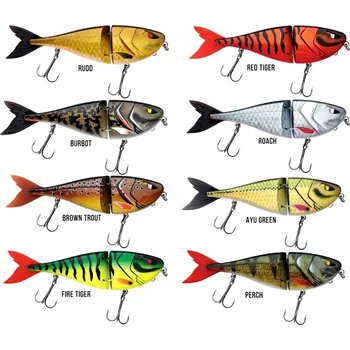 Umělá nástraha Wobler Berkley Zilla Jointed Glider 18 cm barva: Red Tiger