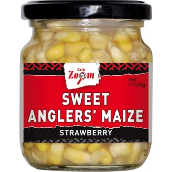 Nástraha Carp Zoom Sweet Angler's Maize - 125 g/125 g/Jahoda