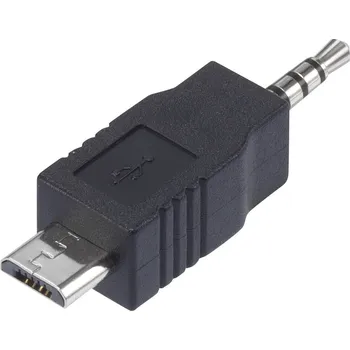 USB 2.0 adaptér [1x jack zástrčka 2,5 mm - 1x micro USB 2.0 zástrčka B]