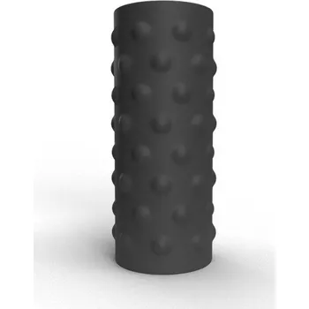 Shake Strokers Bubble Tunnel Black, oboustranný realistický masturbátor