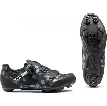 Pánská sportovní obuv Northwave tretry RAZER black/camo - 43,5