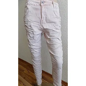 Dámské džíny Dámské baggy džíny LEXXURY růžové