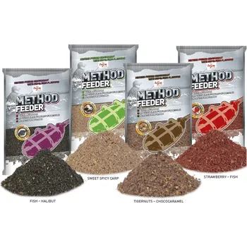 Návnadová surovina Krmení Carp Zoom Method Feeder Groundbait 1 kg příchuť: Chocolate-Orange