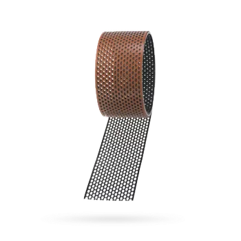 BRAMAC Větrací pás okapní ALU 80 mm cihlově červená/černá