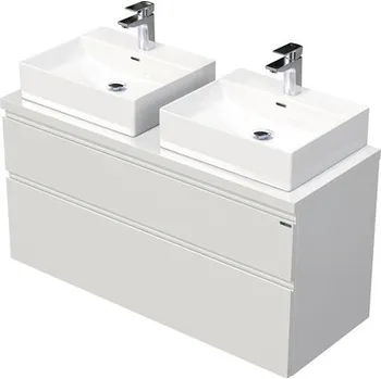Umyvadlo Koupelnová skříňka s dvojumyvadlem na desku Intedoor LETTY 120 cm LE DESK 120D 2Z