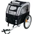 Přívěsný vozík pro psa Karlie Doggy Liner Amsterdam 59 x 73 x 109 cm černý/šedý