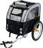 Přívěsný vozík pro psa Karlie Doggy Liner Amsterdam 59 x 73 x 109 cm černý/šedý