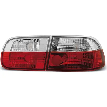 Zadní světlomet TUNING-TEC Zadní světla Honda Civic 91-95 3dv. - krystal/červené