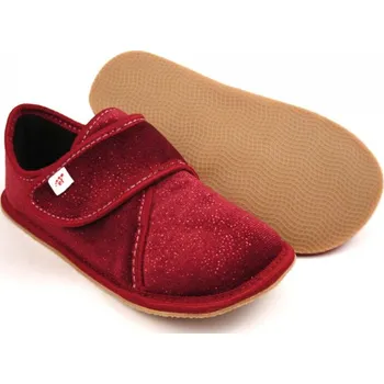 Dívčí bačkory Ef barefoot 394 Bordo EUR 28
