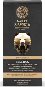 Čistící gel Natura Siberica For Men Only Bear Hug osvěžující čisticí pleťový gel 150 ml