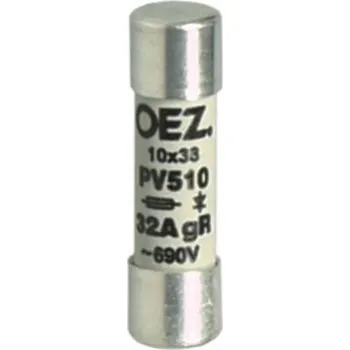 Jistič OEZ Pojistka válcová PV510 10x38 20A 690V gR /15205/